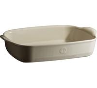 Emile Henry Eh029552 Plat à Four Rectangulaire Céramique Beige Argile 36 X 23 X 7 cm