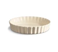 Emile Henry Plat à Tarte Céramique Beige Argile 24 x 24 x 5 cm