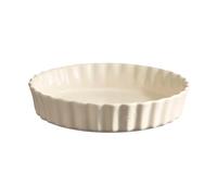 Emile Henry EH026028 Plat à Tarte Céramique Beige Argile 28 x 28 x 5,5 cm