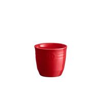 Emile Henry Pot à Ustensiles - Céramique Haute Résistance HR® - Rangement Stable et Accessible sur le Plan de Travail - Coloris Grand Cru - Fabriqué en France