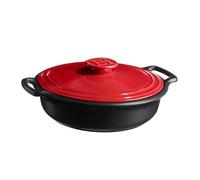 Emile Henry Sauteuse Sublime+ 4 L - Céramique Haute Performance Tous Feux dont Induction - Cuisson Homogène et Plats Sautés ou Mijotés - Coloris Grand Cru - Fabriqué en France