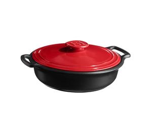 Emile Henry Sauteuse Sublime+ 4 L - Céramique Haute Performance Tous Feux dont Induction - Cuisson Homogène et Plats Sautés ou Mijotés - Coloris Grand Cru - Fabriqué en France