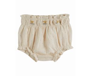 Emile & Ida - Bloomer rebrodé main Chantilly - 06 mois