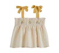 Emile & Ida - Top smocké broderie anglaise Chantilly - 06 mois