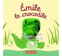 Émile le crocodile: Livre marionnette pour bébé - dès 3 mois