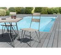 Emile - lot de 2 chaises scandi bois et métal emile