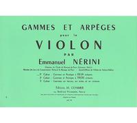 Emile Nerini: Gammes & Arpeges - Volume 1. Partitions pour Violon