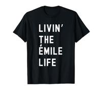 Émile Vivant la Vie de Émile Nom Amusant T-Shirt Graphique avec Valeur
