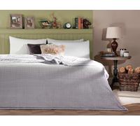 Emile Welsoft Couverture Double En Polaire Double Face Gaufrée - Prune Clair