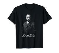 Émile Zola Réaliste Auteur Français Portrait T-Shirt Graphique avec Valeur