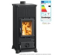 Emiliana 16 Steel 7kW Poêle à bois noir anthracite
