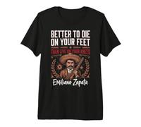 Emiliano Zapata Révolution Mexicaine T-Shirt Haut de Gamme