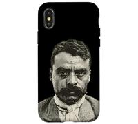 Emiliano Zapata Style Demi-Teinte Révolution Mexicaine Vintage Coque pour iPhone X/XS
