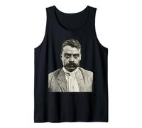 Emiliano Zapata Style Demi-Teinte Révolution Mexicaine Vintage Débardeur