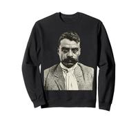 Emiliano Zapata Style Demi-Teinte Révolution Mexicaine Vintage Sweatshirt