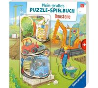 Emilie Jakobs Stefan Richter Mein großes Puzzle-Spielbuch: Baustelle (Poche)