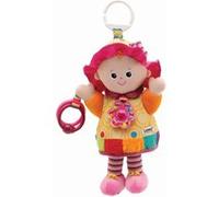 Lamaze Peluche à clip My Friend Emily Multicolore Jaune 28 cm