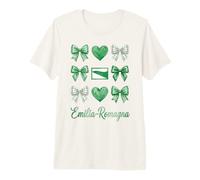 Émilie-Romagne Coquette Bow Girls T-Shirt Haut de Gamme