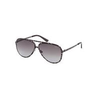 Emilio Pucci Femme Emilio Pucci EP0247 05B Lunettes de soleil Métal Noir Fumée Pilote Normale