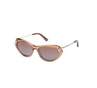 Emilio Pucci Femme Emilio Pucci EP0251 45F Lunettes de soleil Acétate Marron Marron Cat Eye Normale