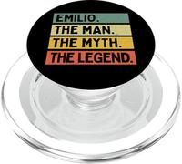 Emilio The Man The Myth The Legend Citation Humoristique personnalisée PopSockets PopGrip pour MagSafe