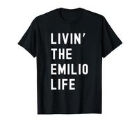 Emilio Vivant la Vie de Emilio Nom Amusant T-Shirt Graphique avec Valeur