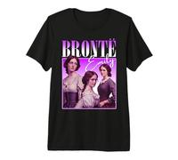 Emily Bronte Booleg Hip Hop Rap Littérature Vintage T-Shirt Haut de Gamme