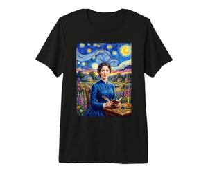 Emily Dickinson Poète T-Shirt Haut de Gamme