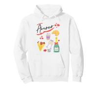 Emily in Paris Amour Food Collage Sweat à Capuche