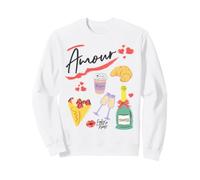 Emily in Paris Amour Food Collage Sweatshirt