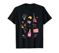 Emily in Paris Cute Parisian Doodles TV Show T-Shirt