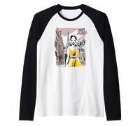 Emily in Paris Elegant Walking Parisian Sketch Art Style Manche Raglan