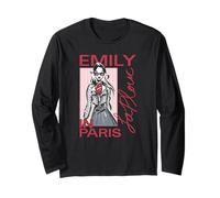 Emily in Paris Fashion Sketch with Script TV Show Manche Longue