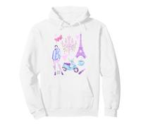 Emily in Paris Large Icon Collage Sweat à Capuche