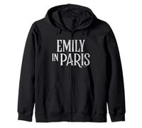 Emily in Paris Logo Distressed Style Sweat à Capuche