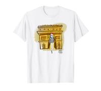 Emily in Paris Posing in The Arc De Triomphe Sketch Portrait T-Shirt