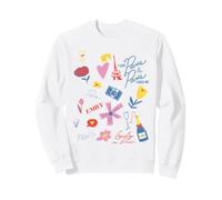 Emily in Paris Simple Icon Collage Fun Sweatshirt