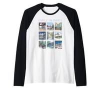 Emily in Paris Watercolor Ilustrations of Paris Manche Raglan