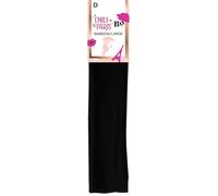 Emily in Paris x Bo Paris - Bandeau cheveux large noir - Style parisien chic - Accessoire coiffure confortable - Maintien optimal - Look tendance & minimaliste - Lot de 1