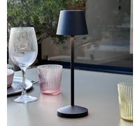 Lumisky Lampe de table EMILY - LED sans fil blanc chaud dimmable H25 cm - Noir