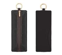 EMILY Mesh Federmäppchen (Black) Flat Pen Case | by KING JIM: mit Karabiner und Kartenfach
