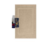 Emily´s Check Marie's Home Tapis Salle de Bain 50x80 cm 100% Coton - Tapis de Bain pour Douche, Baignoire et WC - certifiée Oeko-TEX 1612.2351, Gris Pierre