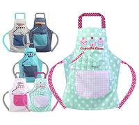 Emily´s Check Toque en taille unique ou cuisine tablier & Manique - Disponible Dans 2 tailles pour fille et garçon 4 modèles au choix - Joli Design et de haute qualité