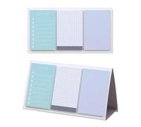 EMILY Sticky Notes Set (Memo 02 Pastellblau) Haftnotizen | by KING JIM: zum Aufstellen oder Mitnehmen