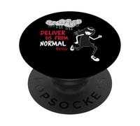 Emily The Strange Deliver Us from Normal PopSockets PopGrip Adhésif