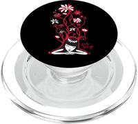 Emily The Strange Flower Power Cat Nap PopSockets PopGrip pour MagSafe