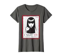 Emily The Strange I Want You to Leave Me Alone T-Shirt, Femme, Asphalte, XL