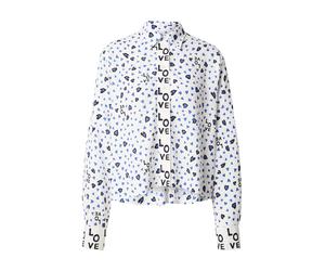 Emily Van Den Bergh Chemisier bleu / noir / blanc, Taille S