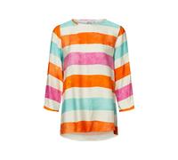 Emily Van Den Bergh Chemisier ivoire / bleu ciel / orange / rose, Taille S