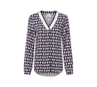 Emily Van Den Bergh Chemisier lilas / noir / blanc, Taille L